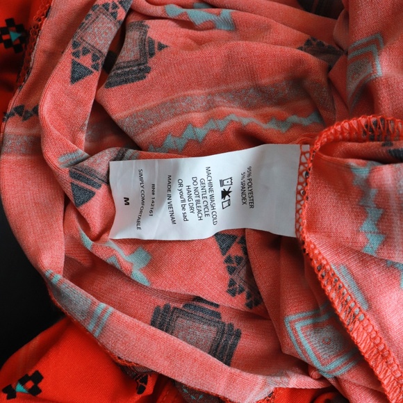 [3 for $15] LuLaRoe Irma Aztec Geometric Print Tunic Dress M - Picture 6 of 7